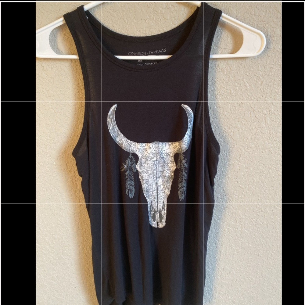 Cow skull tank